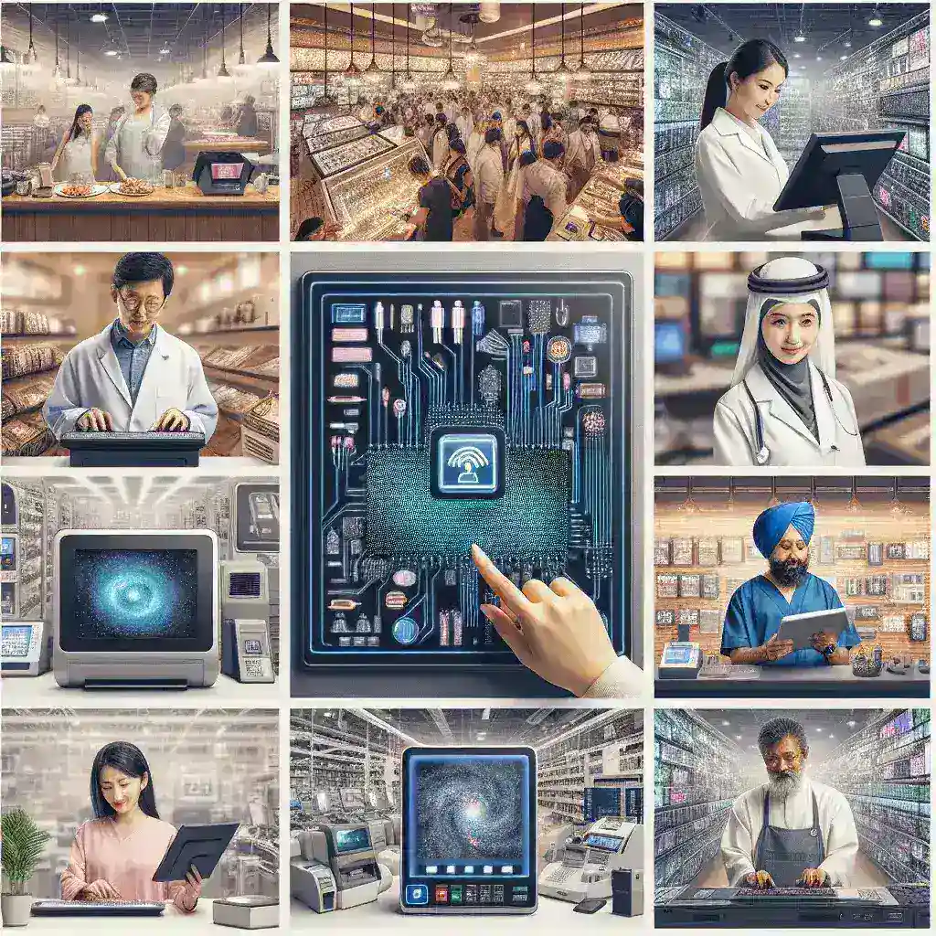 What are common applications of resistive touchscreens?