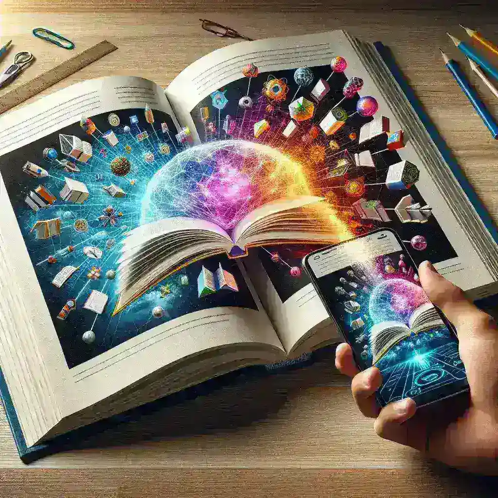 Augmented Reality Textbooks Transform Static Content into Interactive Experiences