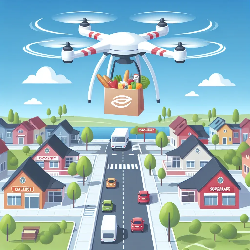 Wing (Google) Partners with Walmart for Drone Groceries