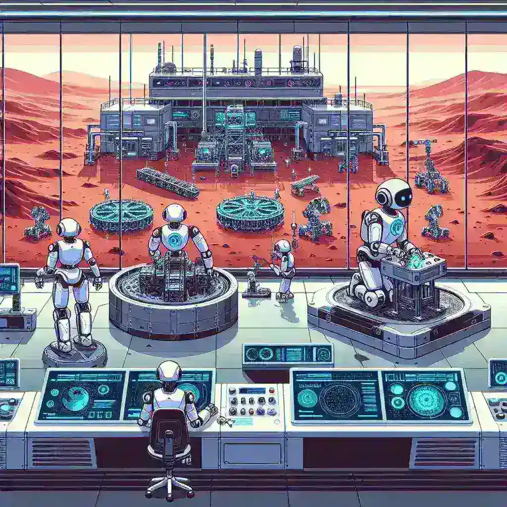 AI Robotics Developing Modular Martian Transport Systems