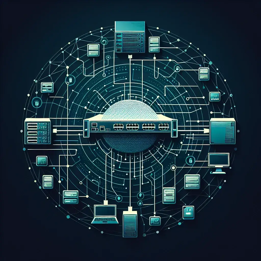 What is the difference between a core switch and an access switch?